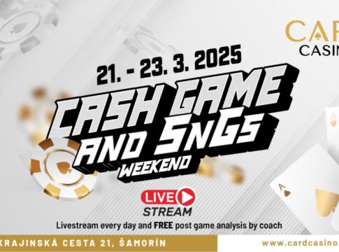 Cash Game and SnGs Weekend im Card Casino Samorin mit kostenlosem Poker-Coaching!
