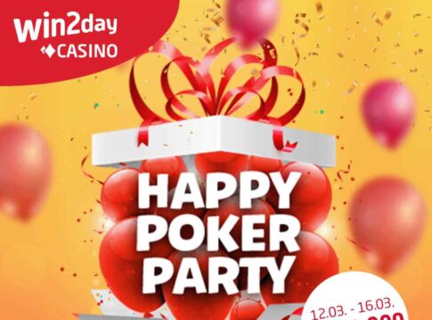 17 Jahre win2day werden mit Happy Poker Party gefeiert!