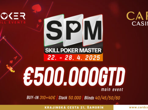 Skill Poker Master im Card Casino garantiert im Main Event satte €500.000!
