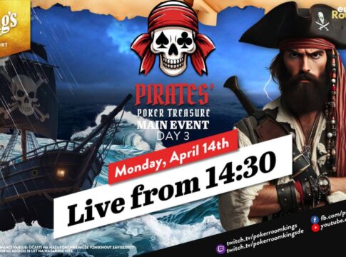 Montag ab 14:30 Uhr – Tag 3 des €480 Pirates Poker Treasure Blackbeard Mystery Bounty!