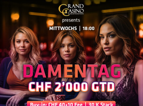 55 Entries am Damentag im Grand Casino Liechtenstein!