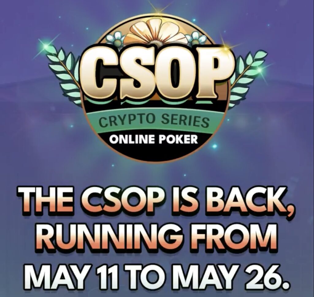 CoinPoker CSOP Spring 2025 Crypto Series Online Poker