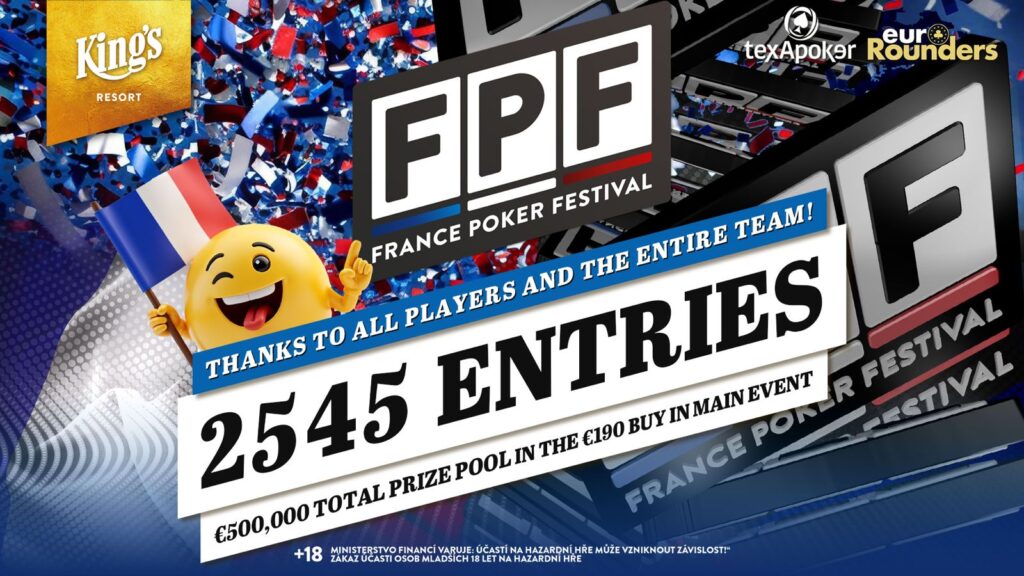 France Poker Festival - FPF - 2.545 Entrys