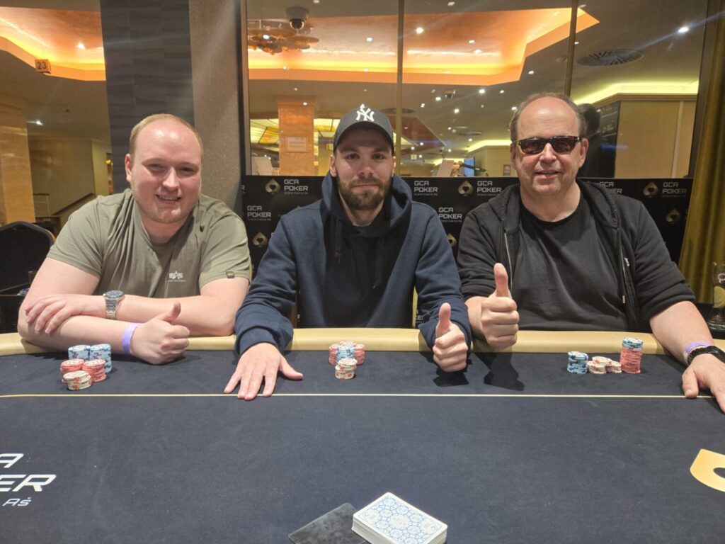 Die "BOOM - 15 Grand" Dealmaker: (v.l.n.r.) Patrick Pirner, Joel Merck, Tobias Berben