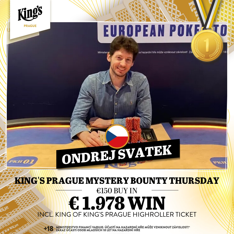 Mystery Bounty Thursday Sieger: Ondrej Svatek (CZE)