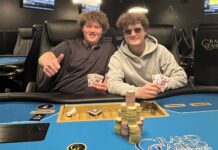 Die Sieger im GCLI Deepstack Turbo: (v.l.n.r.): Laurence Markus Kratzer & "Noah"