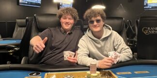 Die Sieger im GCLI Deepstack Turbo: (v.l.n.r.): Laurence Markus Kratzer & "Noah"