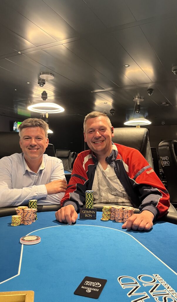 Die Even Dealmaker im Progressive Bounty - v.l.n.r. Vik (SUI), SDS (GER)