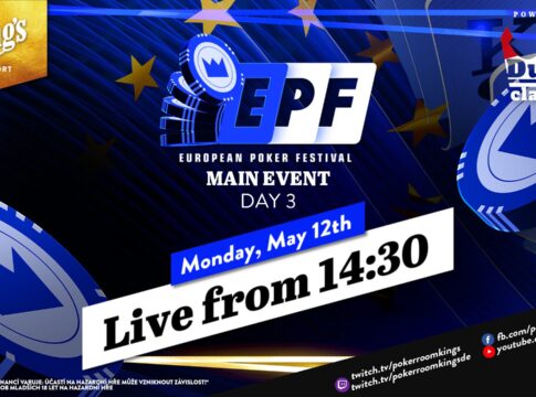 Montag ab 14:30 Uhr – Tag 3 des €299 European Poker Festival (EPF) Main Events!