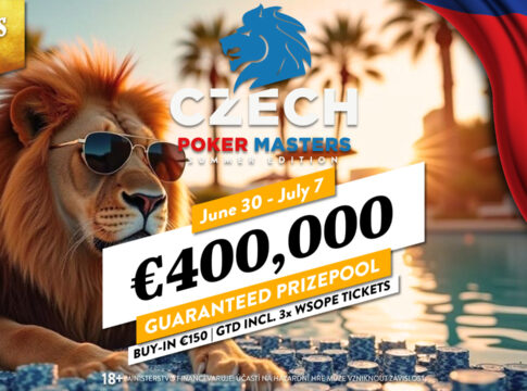 Die Czech Poker Masters Summer Edition kommt mit €478.750 an Garantien ins King’s Resort!
