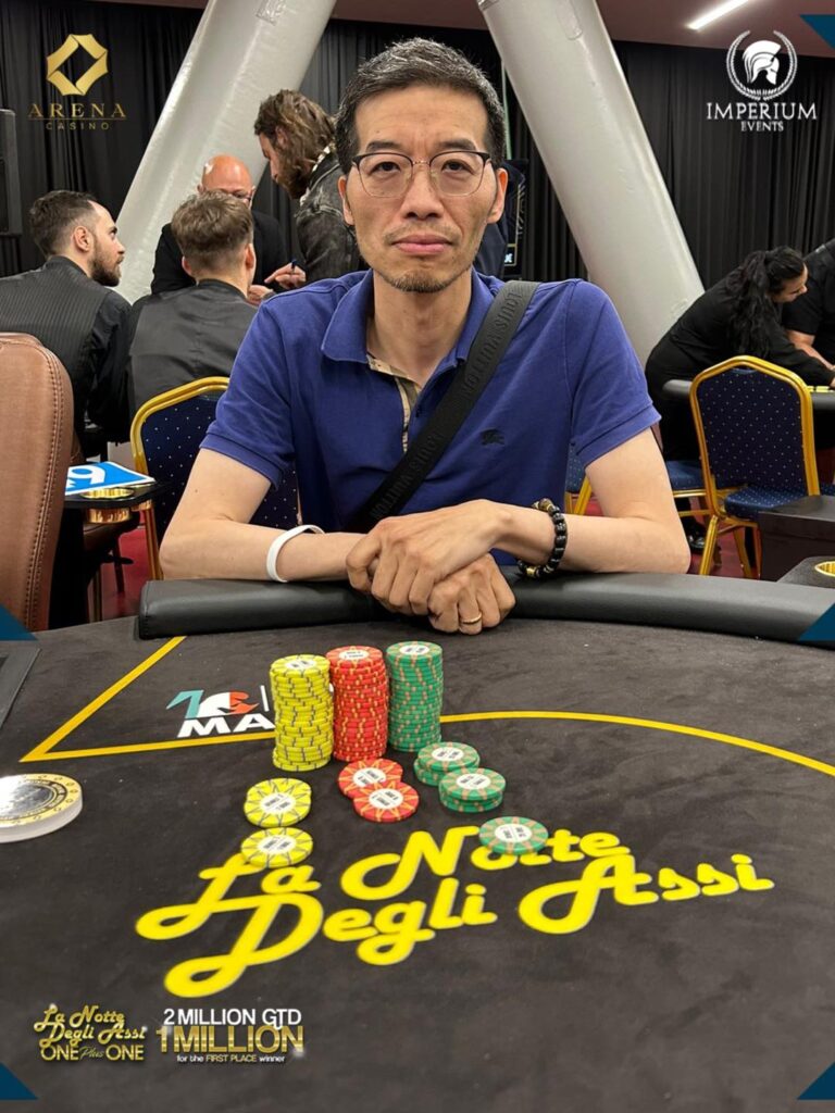 La Notte Degli Assi ONE plus ONE Chipleader Day 1G: Han Yong Kuo 