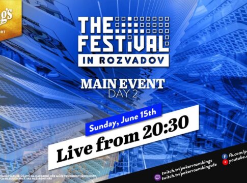 Sonntag ab 20:30 Uhr – Tag 2 des €550 NLH „The Festival“ Main Event!