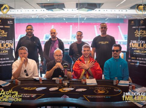 Dienstag ab 14:30 – Finale des €1.100 Notte Degli Assi Tirana Main Event!