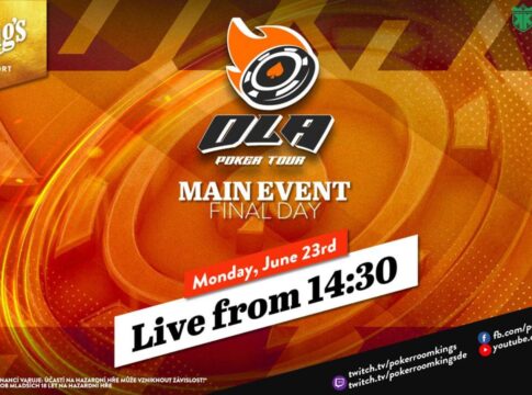 Montag ab 14:30 Uhr – Finale des €240 Ola Poker Tour Main Event!