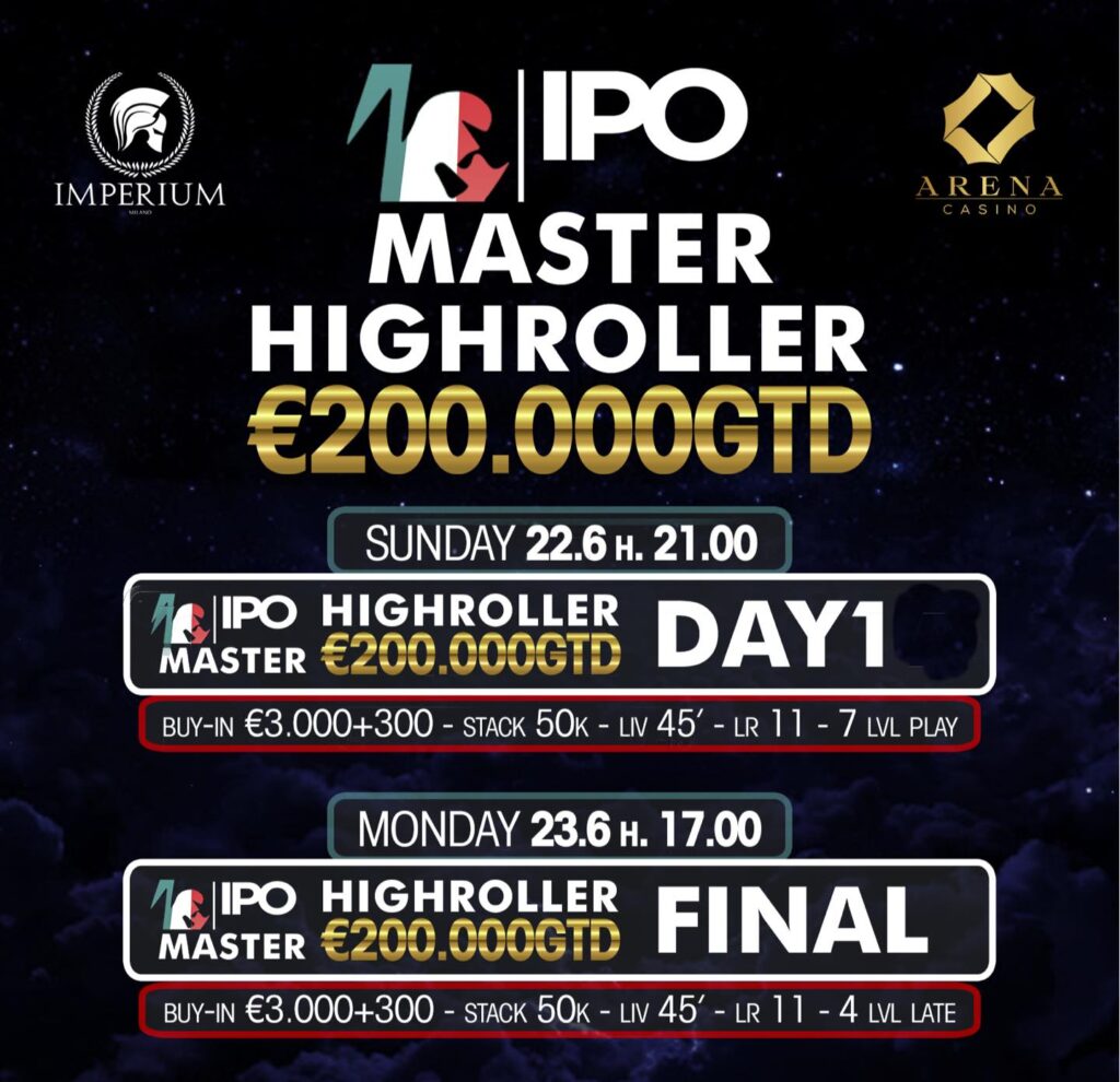 IPO Master Highroller