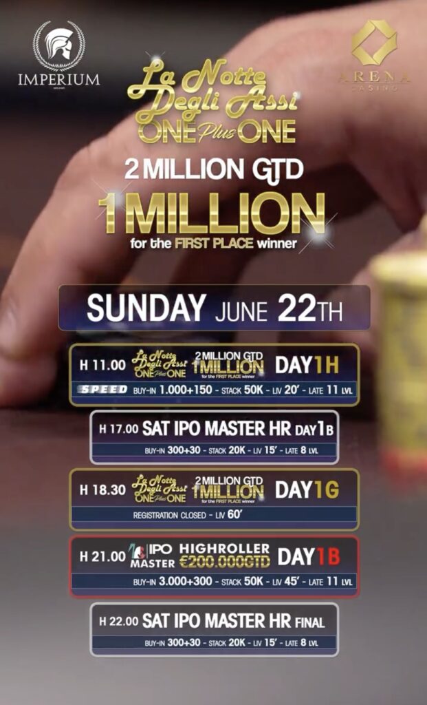 ONE plus One - Arena Casino Tirana - 2025-06-22