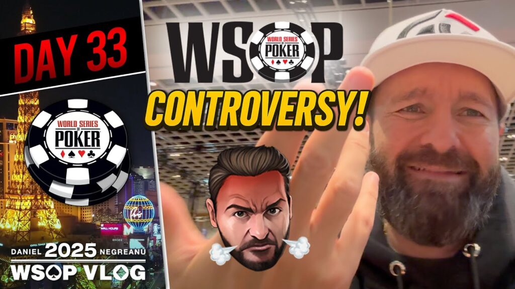 Daniel Negreanu WSOP Vlog DNeg DNegspoker - Misread Controversy