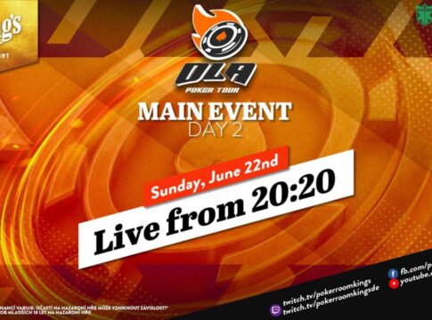 Sonntag ab 20:20 Uhr – Tag 2 des €240 Ola Poker Tour Main Event!