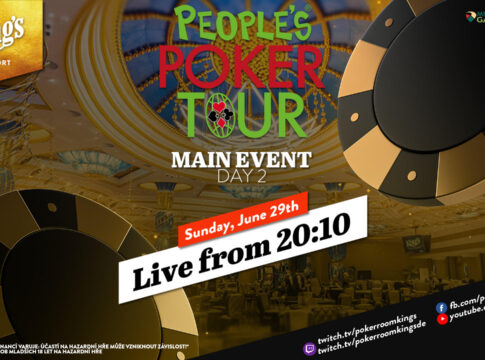 Sonntag ab 20:10 Uhr – Tag 2 des €500 People’s Poker Tour Main Event!