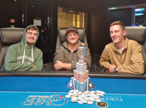 GC Pokerroom – 4-way Teilung unter Herren am Damentag!