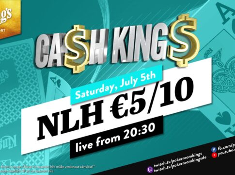 Samstag ab 20:30 Uhr – Ca$h King$ Special NLH €5/€10 aus dem King’s!