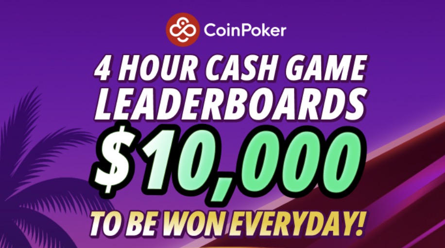CoinPoker 4 Hour Cash Game Leaderboard