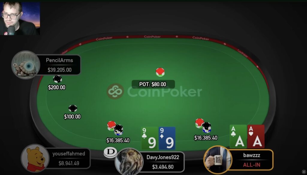 CoinPoker 4-Max - DavyJones922 vs bawzzz