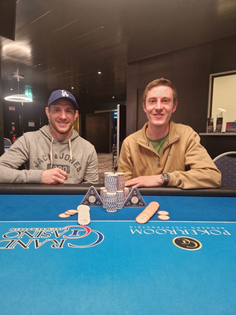 Even Deal am Damentag: (v.l.n.r.) Andreas Vetsch, Jan Schneider