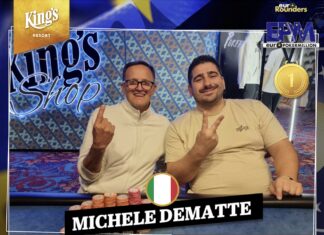 EPM €2Million Turbo Pot Limit Omaha Sieger (Even Deal): (v.l.n.r.) Michele Dematte (ITA), Krasimir Krastev (BUL)