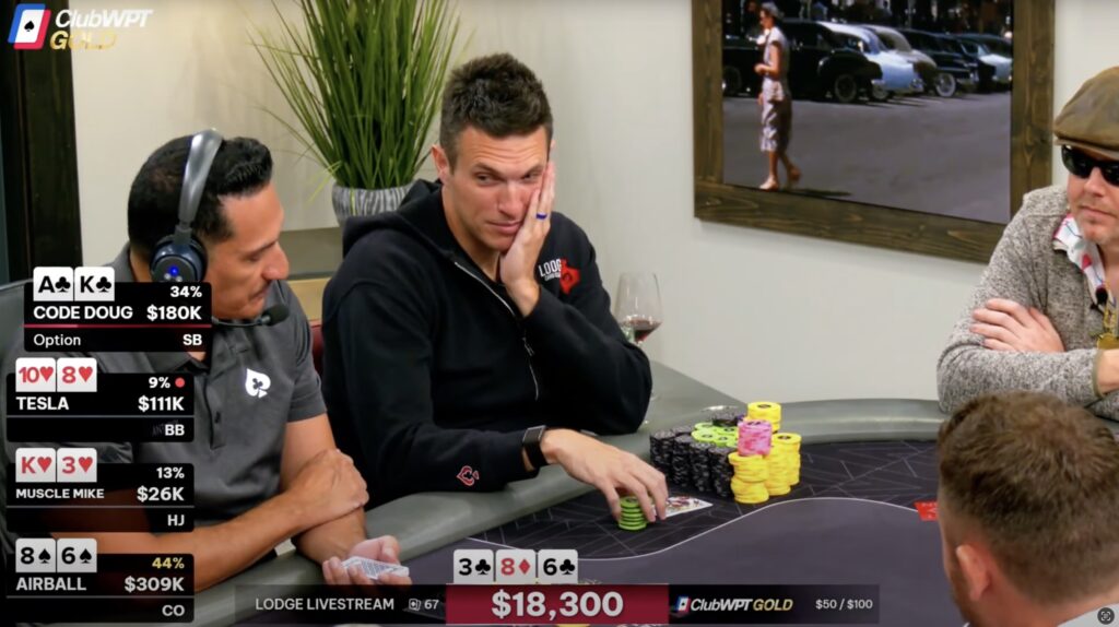 Poker at the Lodge - 4-Way Flop Doug Polk