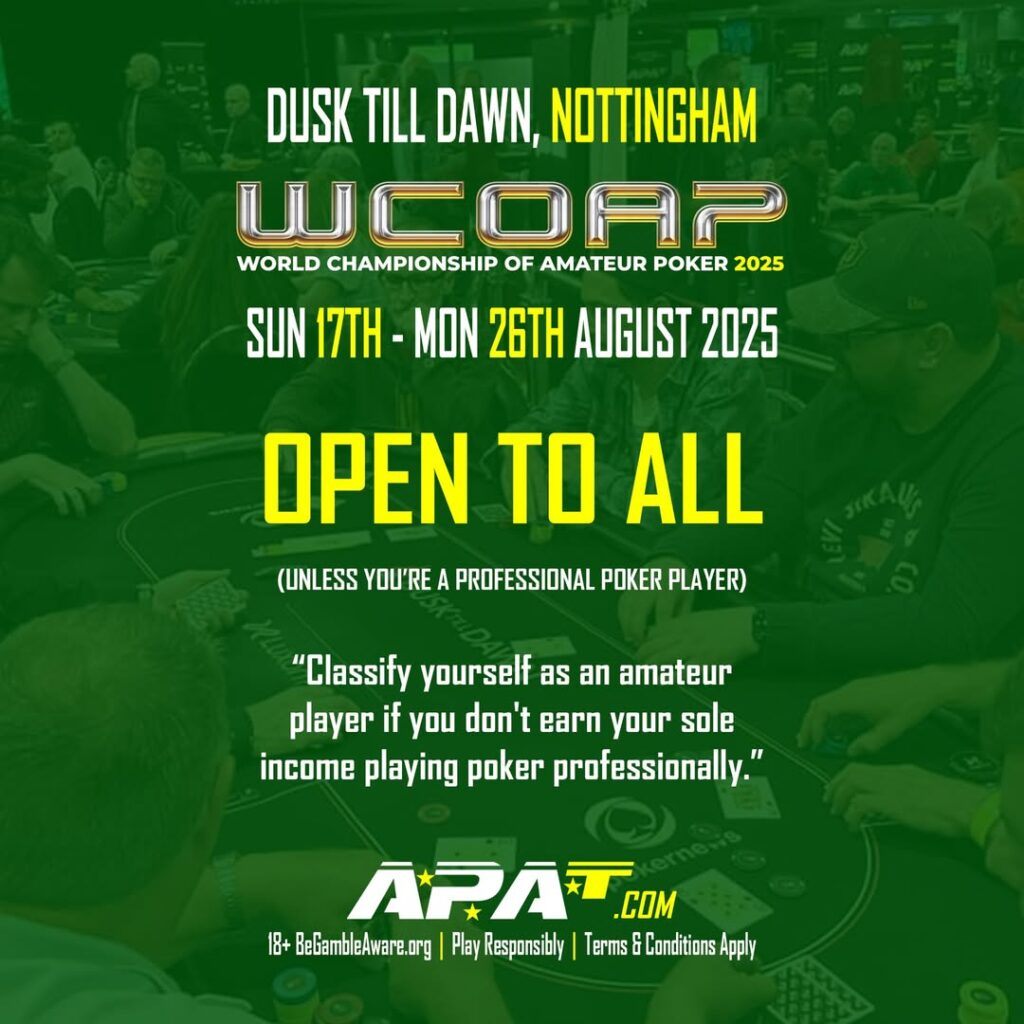 APAT World Championship of Amateur Poker WCOAP 2025
