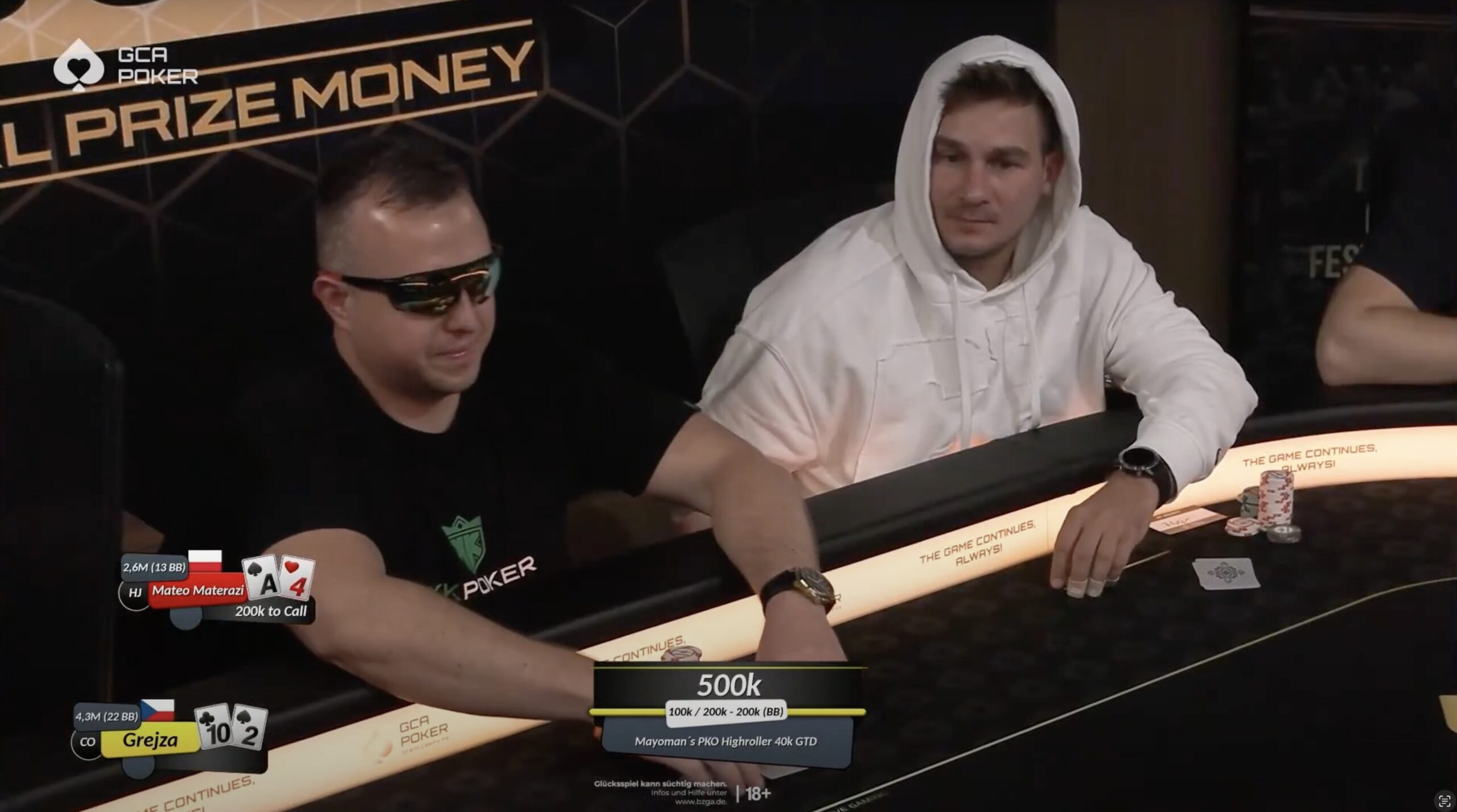 BHD Mayomans PKO Highroller - Final Table Impressionen