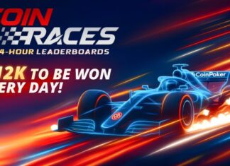 CoinPoker Coin Races 4 Hour Cash Game Leaderboards - 12000 every day