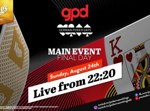 Sonntag ab 22:20 Uhr – Finale des €199 German Poker Days (GPD) Main Events!