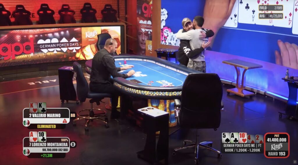 German Poker Days Main Event - Lorenzo Montanera & Valerio Marino