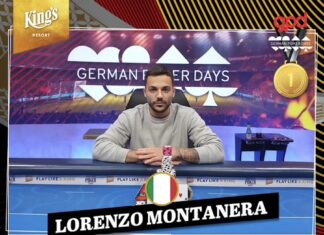 German Poker Days Main Event Sieger: Lorenzo Montanera (ITA)