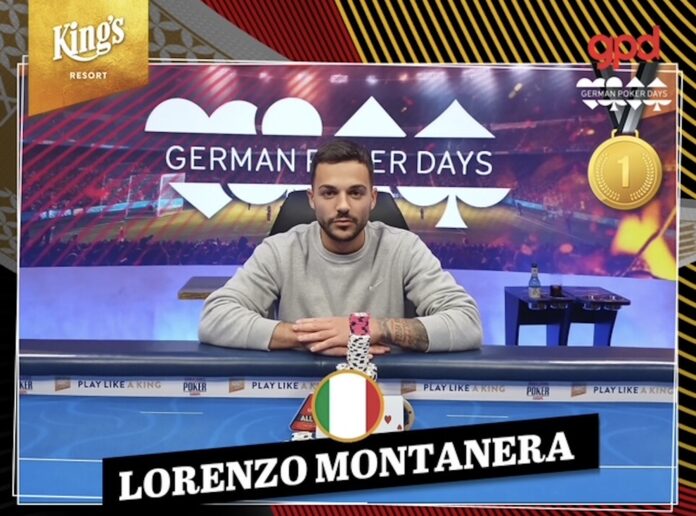 German Poker Days Main Event Sieger: Lorenzo Montanera (ITA)