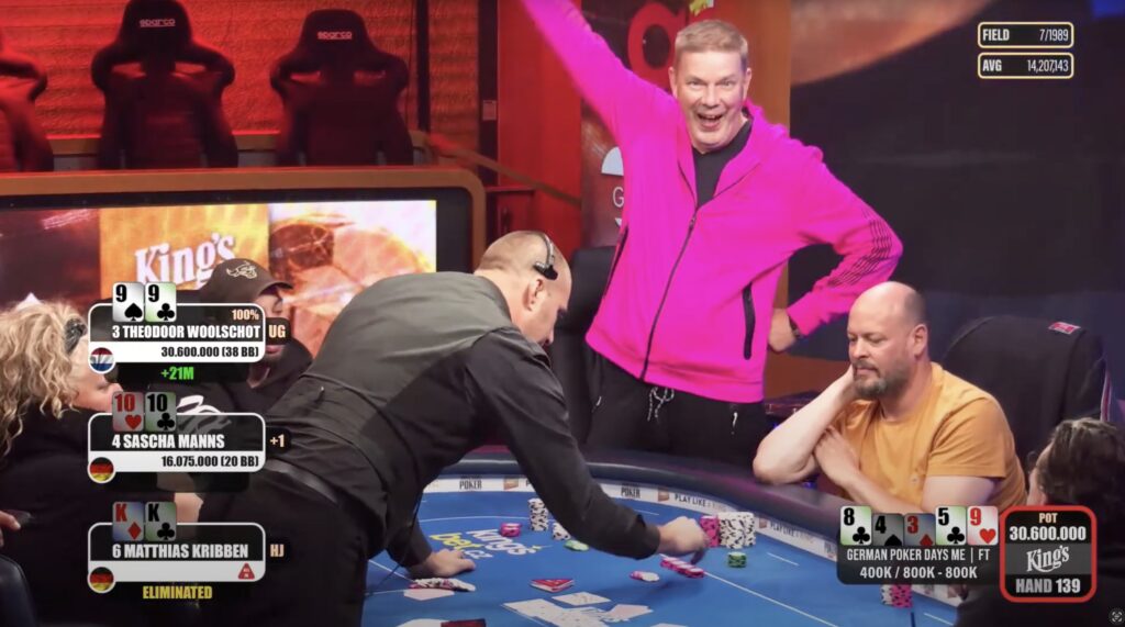 German Poker Days Main Event - Theodor Woolschot