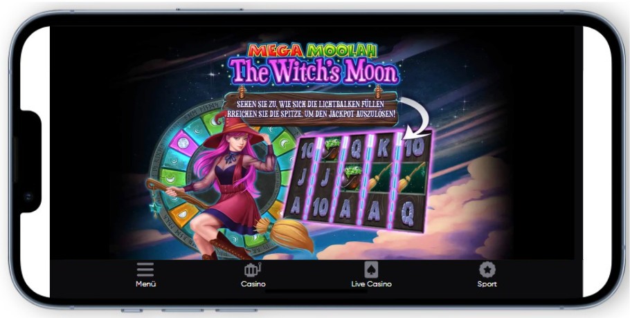 Golden Panda Mega Moolah Spiel.