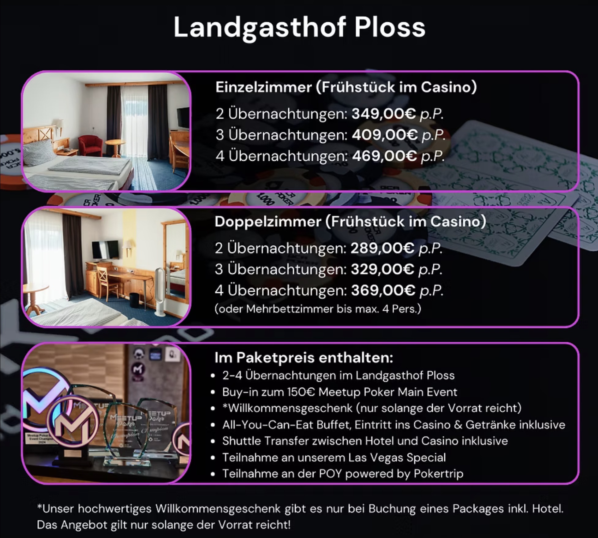 Meetup Poker MUP - Landgasthof Ploss