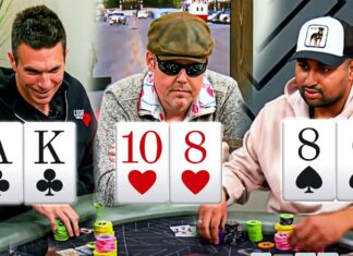 Poker at the Lodge 500k 3-way all-in - Doug Polk, TESLA, Nikhil Arcot Nik Airball