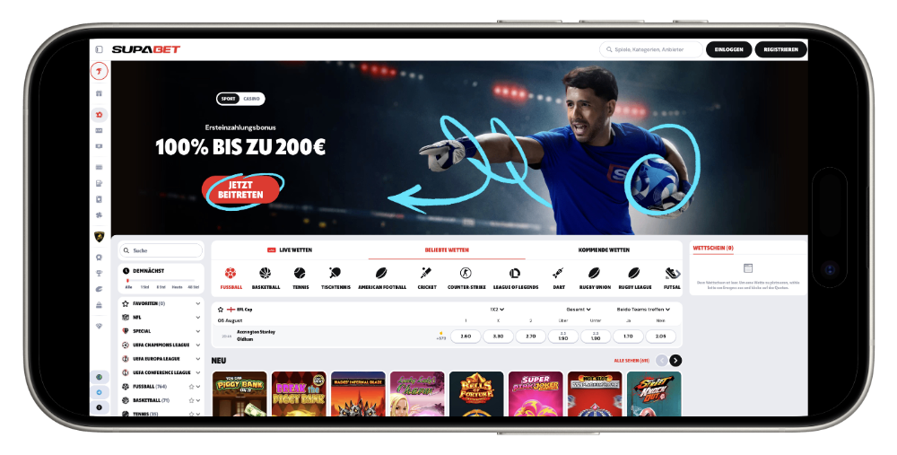 Supabet Sportwetten