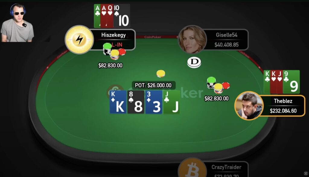 CoinPoker High Stakes - Theblez vs. Hiszekegy