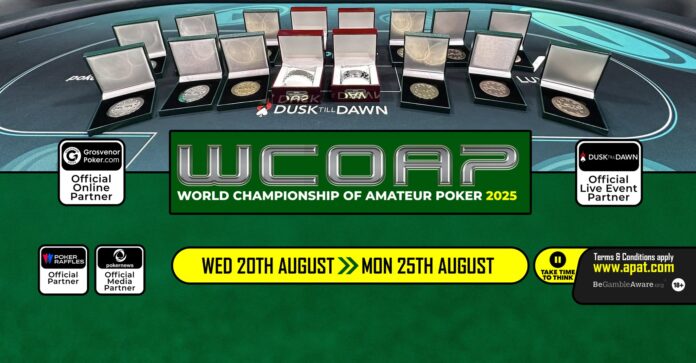 APAT Amateur Poker Association & Tour World Championship of Online Poker WCOAP 2025