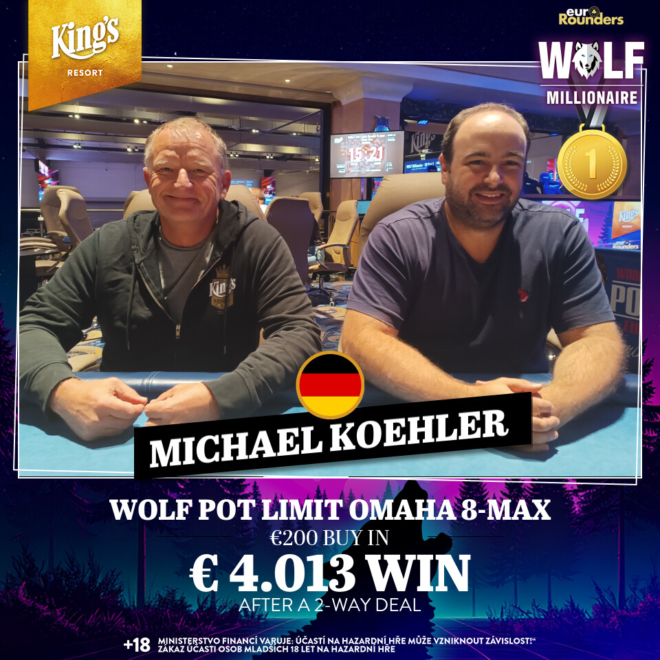 WOLF Pot Limit Omaha 8-max - vlnr Rainer Sollfrank, Michael Köhler