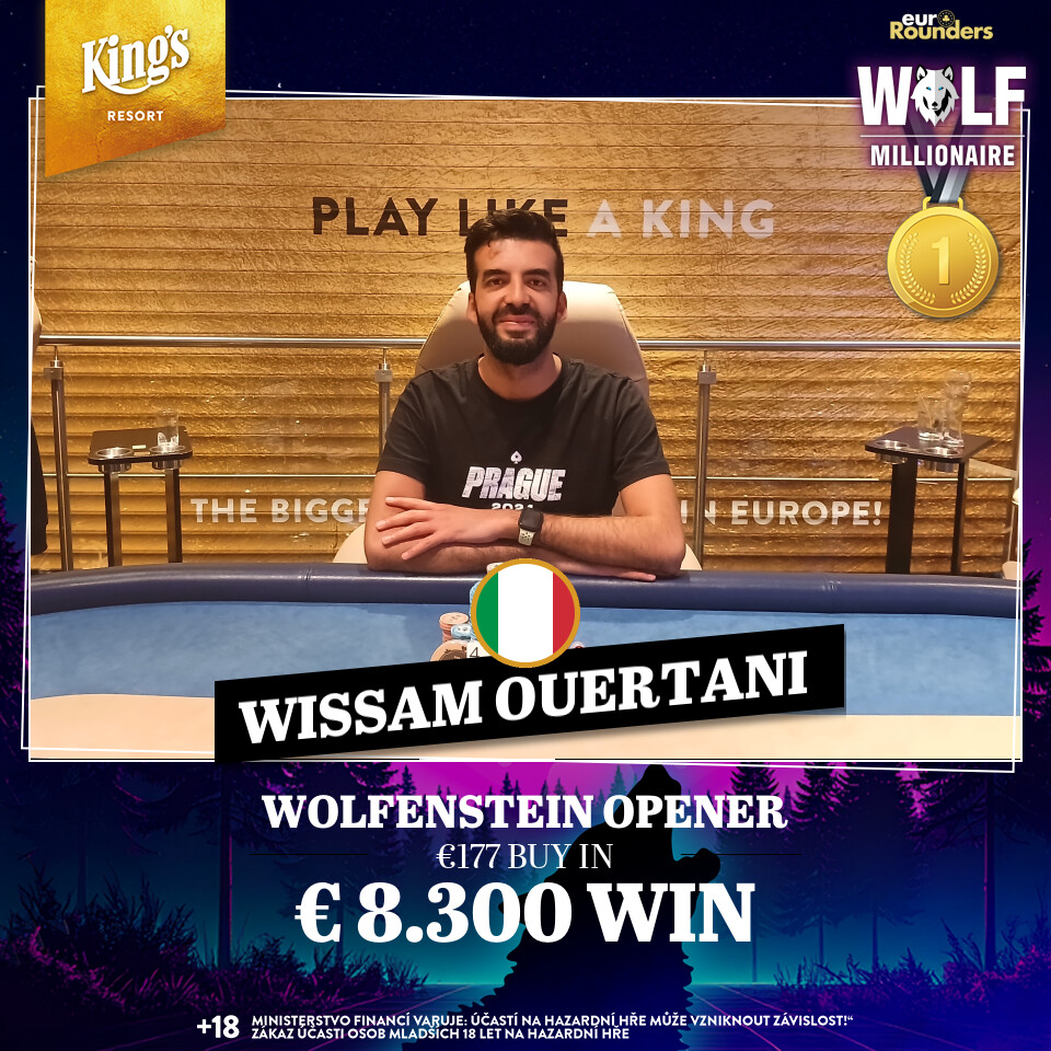 WOLFenstein Opener Sieger: Wissam Ouertani (ITA)