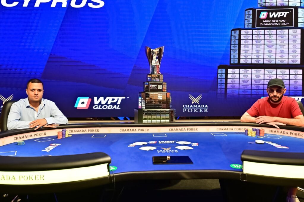 WPT Cyprus Championship - Heads-Up - vlnr James Mahone, Ilia Kitsbabashvili