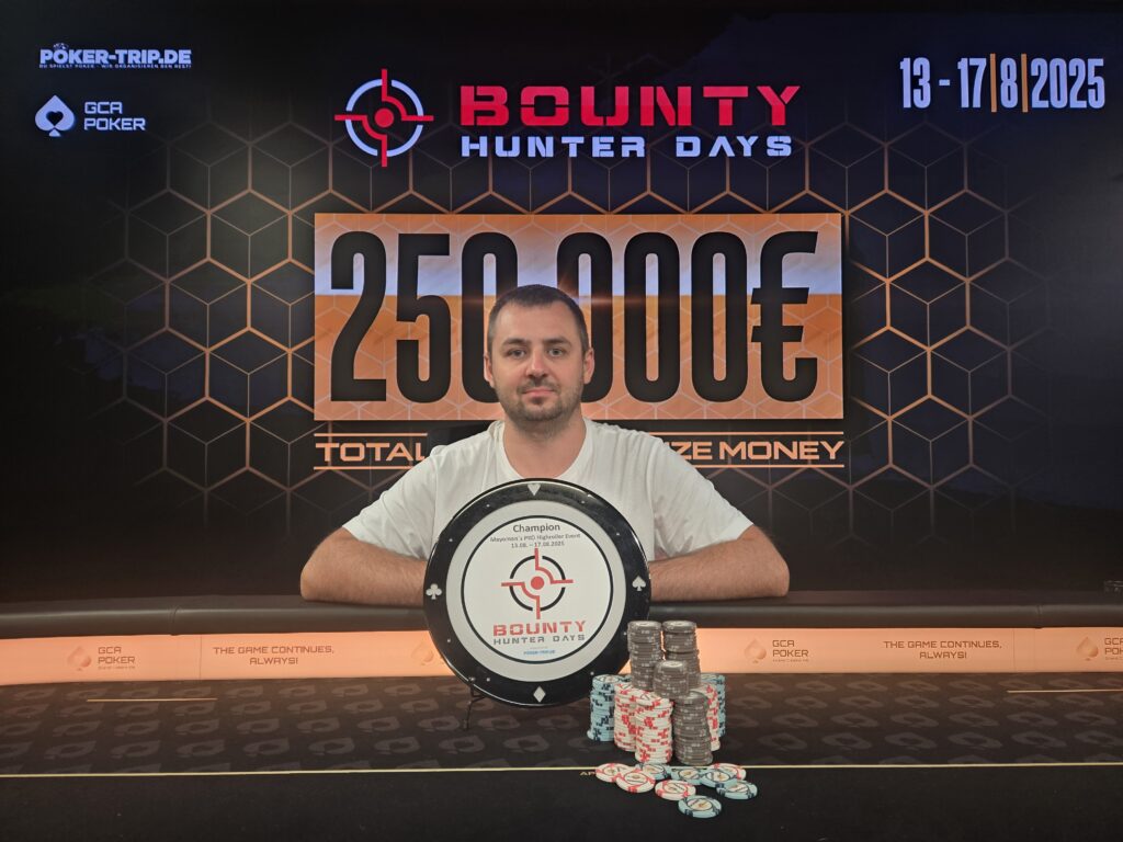 Sieger im Bounty Hunter Days BHD PKO Highroller: Szymon Politowski (POL)