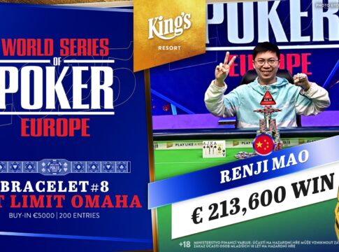 WSOPE #8 – Mao gewinnt Bracelet und €213.600 vor Alioto und Derkowski im €5k PLO!