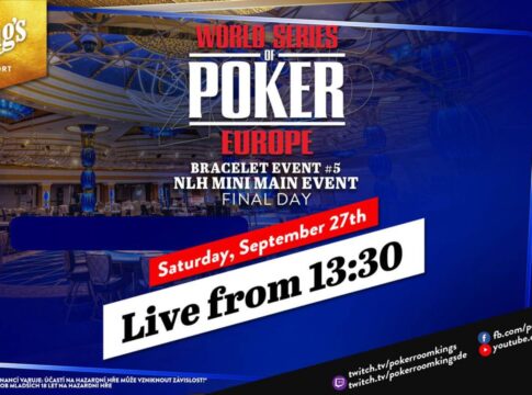 Samstag ab 13:30 Uhr – Finale des €1.350 WSOPE NLH Mini Main Event #5!